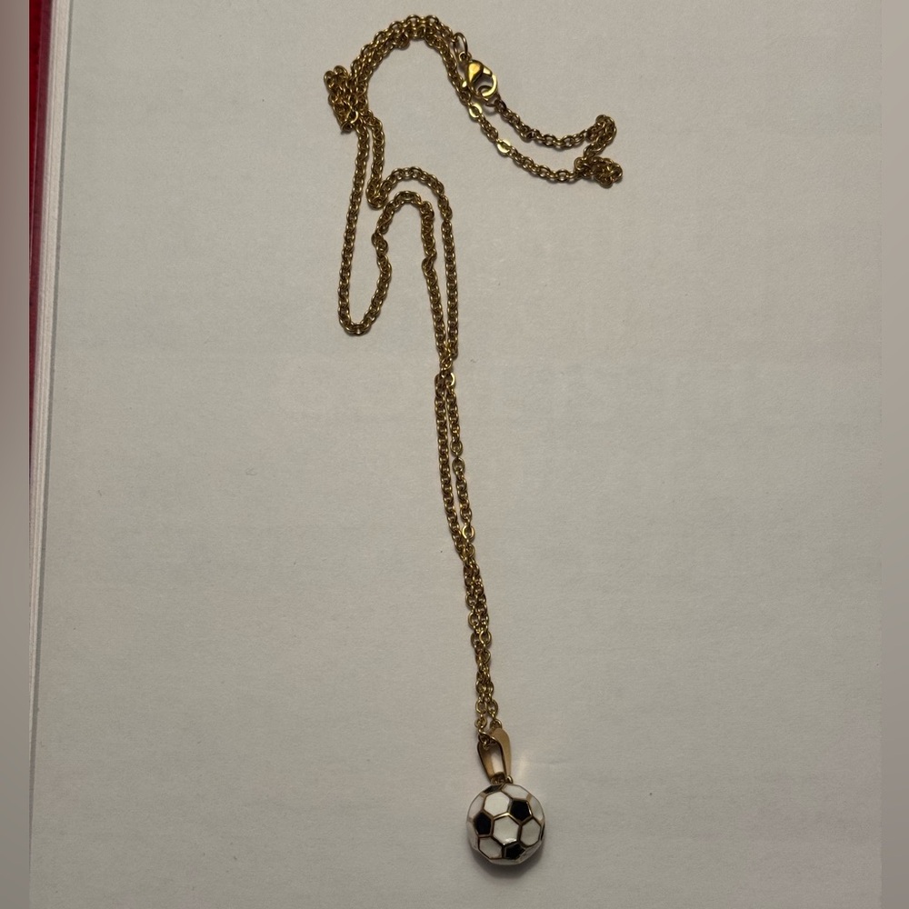 Socer ball necklace